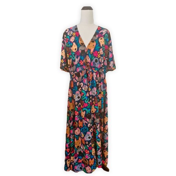 Little Party Dress Marley Aussie Animalia Dress Size 14 NWT - Picture 4 of 8